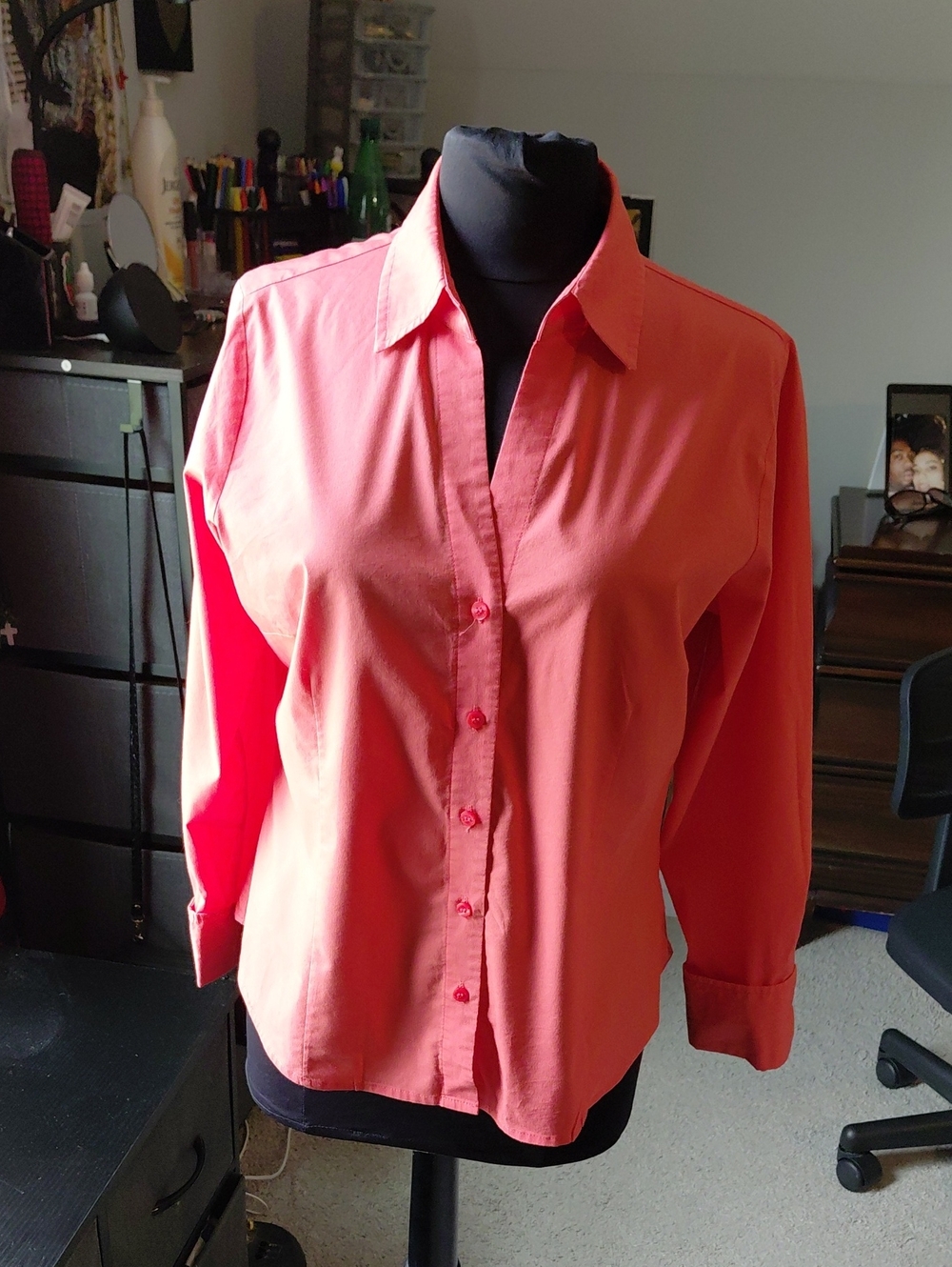 Worthington Coral Button-Down Shirt